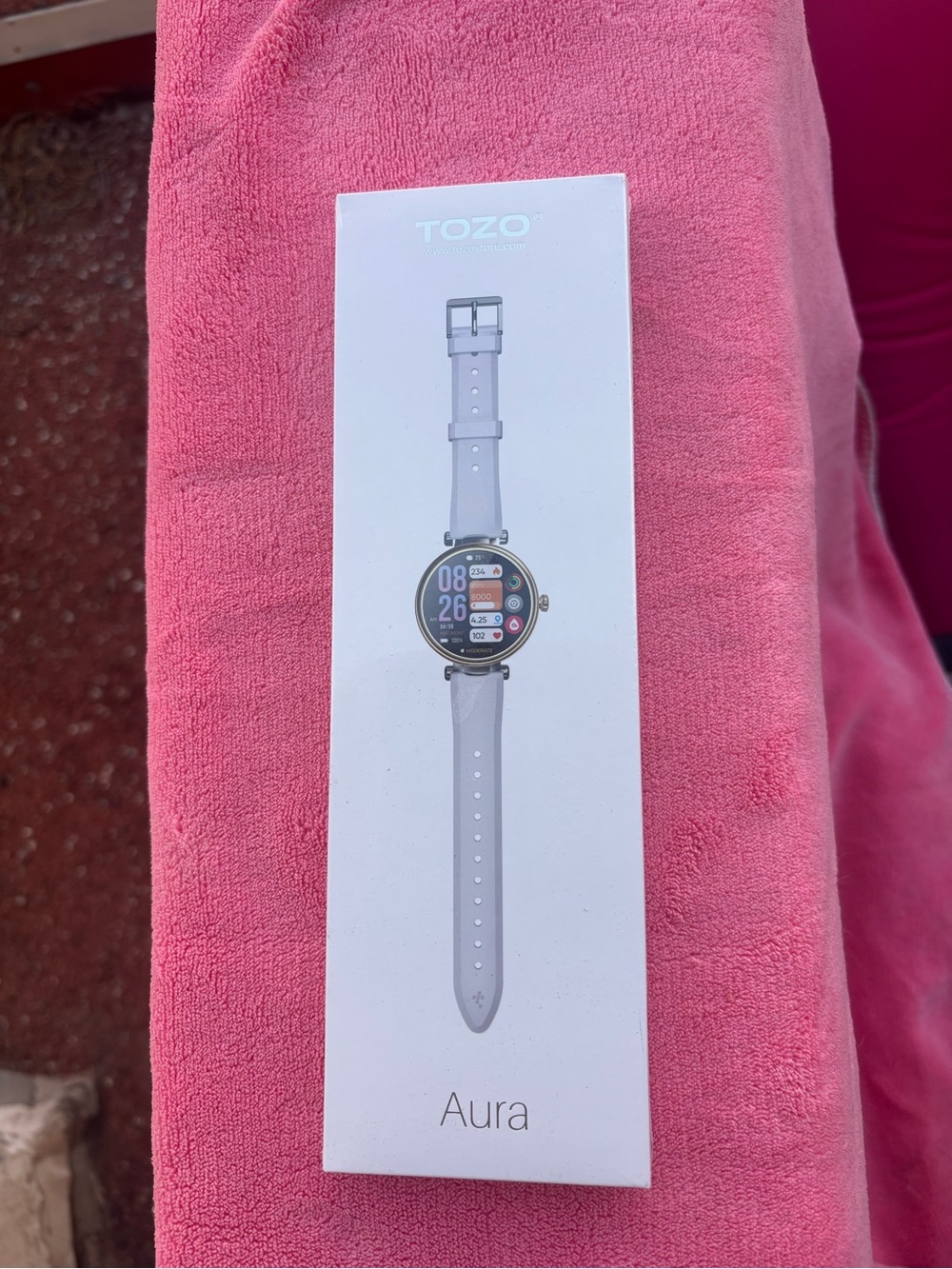 TOZO Aura S8 Smartwatch Bluetooth Calling AMOLED Fitness Watch White New